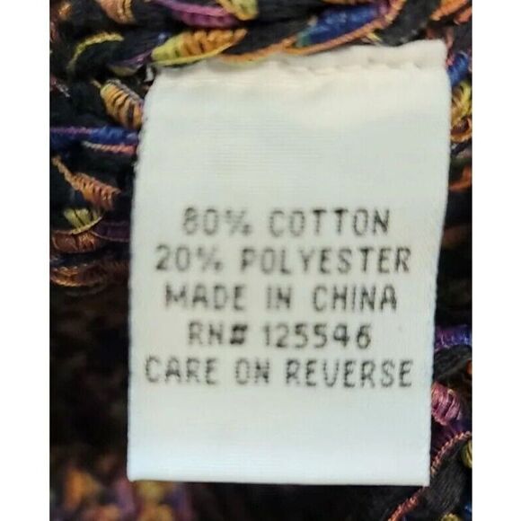 Habitat Clothes To Live In Women's Knit 3 Button Cardigan Size Small t69 - Picture 7 of 7